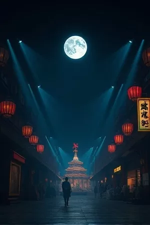 逆光奔跑的少年海报，少年在夕阳跑道上的剪影