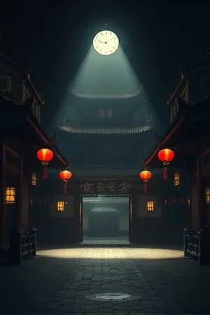 雾港来信悬疑剧集竖版海报，主角站在雨夜码头